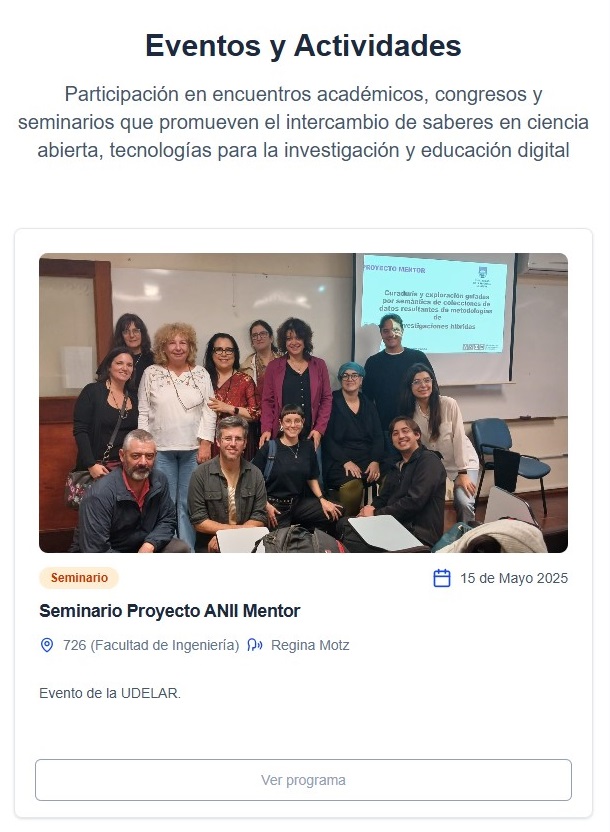 Vista previa — Eventos